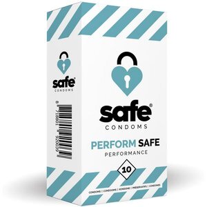 SAFE – Kondome für Orgasmusverzögerung – Performance– 10 Stück
