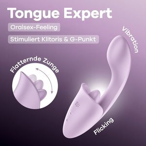 Satisfyer Tongue Expert, 18 cm