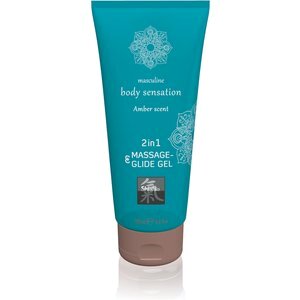Shiatsu »Amber« 2 in 1 Massage- und Gleitgel 200ml