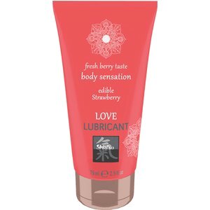 Shiatsu »Strawberry Love« Gleitgel mit Geschmack 75ml