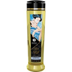 Shunga - Adorable/Coconut Thrills Massageöl - 240 ml