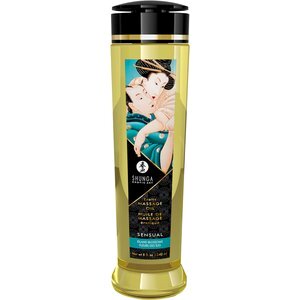 Shunga - Sensual/Island Blossoms Massageöl - 240 ml