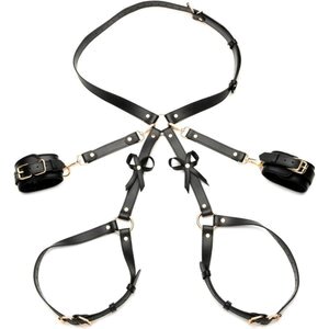 Bondage Harness mit Schleifen M/L - Schwarz