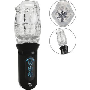 Masturbator mit rotierendem Super Soft Sleeve-Cup