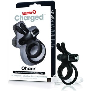 The Screaming O - Charged Ohare Rabbit Vibe Black