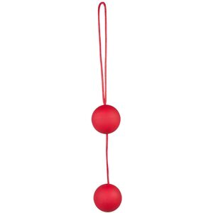 Liebeskugeln „Velvet Red Balls”, 2 Stück, 56 g, Ø 3,5 cm