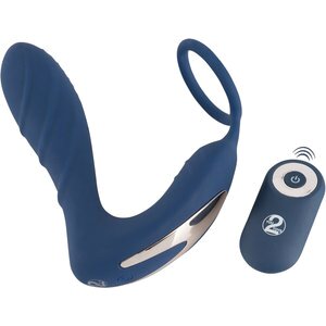 Penisring mit Vibro-Perineumreizer und Vibro-Analplug
