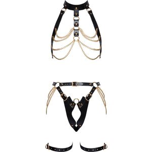 Harness-Set aus Leder