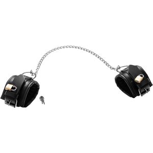 Leder-Fußfessel mit Kette & Schlössern