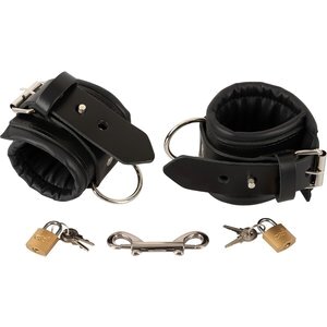 Leder-Handfessel mit Doppelkarabiner