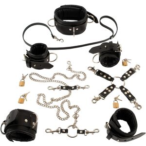 Mehrteiliges Leder-Fesselset